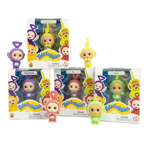 Teletubbies Figures - 2.5" Cheebee Flocked Assortment