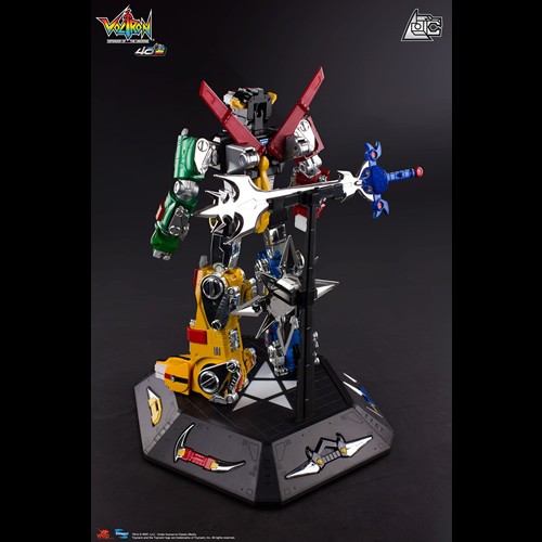 Voltron Figures - Voltron 40th Anniversary Collector's Set w/ Light-Up Sound Base