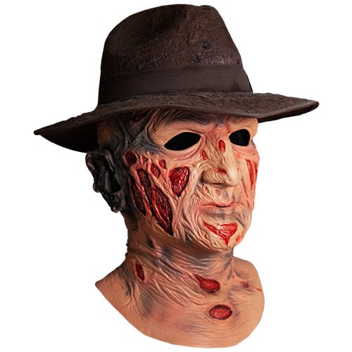 Masks - NOES - Springwood Slasher Deluxe Freddy Mask w/ Hat