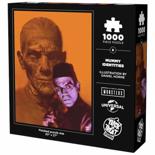 Puzzles - 1000 Pcs - Universal Monsters - Mummy Identities