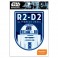 Automotive Graphics - Star Wars - R2-D2 Astromech Droid Badge Window Decal