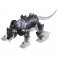 Marvel Mech Strike: Mechasaurs Figures - 4" Scale Mech Suit Black Panther w/ SC Mechasaur - 5X00