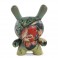 Dunny Vinyl Art Figures - The Met - 3" Showpiece Dunny-Rooster w/ Spiderwort By Katsushika Hokusai