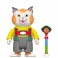 ReAction Figures - Richard Scarry - W01 - Huckle Cat