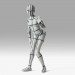 S.H.Figuarts Figures - Body-Kun / Body-Chan - Body-Chan Wire Frame (Sports Edition / Gray Color Ver.)