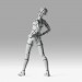 S.H.Figuarts Figures - Body-Kun / Body-Chan - Body-Chan Wire Frame (Sports Edition / Gray Color Ver.)