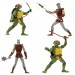 BST AXN Best Action Figures - TMNT - Mirage Comics - 5" Classic Comic 4-Pack #01 Exclusive