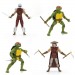 BST AXN Best Action Figures - TMNT - Mirage Comics - 5" Classic Comic 4-Pack #02 Exclusive