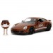 1:24 Scale Diecast - Hollywood Rides - M&M'S - 2007 Porsche 911 Turbo w/ Brown M&M