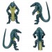 Pacific Rim Figures - 4" Scale Raiju (Kaiju) Figure Playset w/ Comic