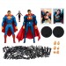 DC Multiverse Figures - 7" Scale Superman Vs Superman Of Earth-3 w/ Atomica Multipack