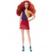 Barbie Signature Dolls - Barbie Looks - #13 Curly Red Hair, Color Block Outfit With Miniskirt