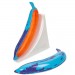 Bookends - Andy Warhol - 9.5" Lustre Gloss Resin Blue Banana