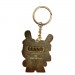 Keychains - Dunny 20th Anniversary - Solid Metal Dunny Keychain (Goldchrome) By Tristan Eaton