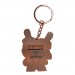 Keychains - Dunny 20th Anniversary - Solid Metal Dunny Keychain (Copperchrome) By Tristan Eaton