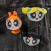 Pins & Buttons - The Powerpuff Girls - Blossom, Bubbles & Buttercup Plush Pins 3-Pack