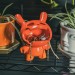 Dunny Art Figures - 5" Fine Ash Dunny Ceramic Ashtray (Sunset Orange Edition)